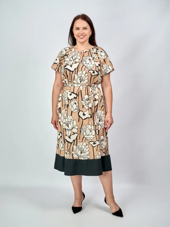 Платье летнее 26167 размер 50- 58 фото 2