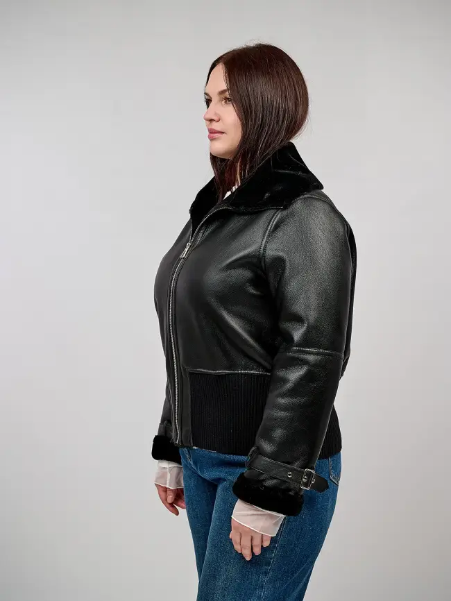 Дубленка 18702 Размер 48-54 фото 4