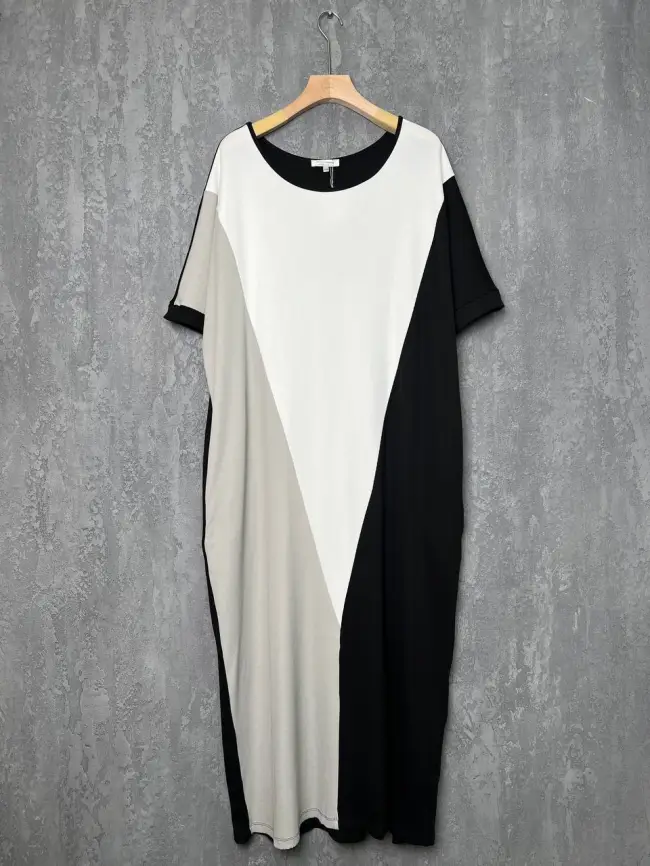 Платье три цвета ЭттоПлюс 34185 размер 54- 56 фото 11