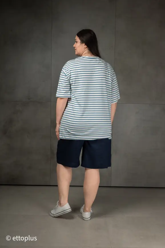 Футболка в полоску ЭттоПлюс 034 Размер 50-58 фото 31