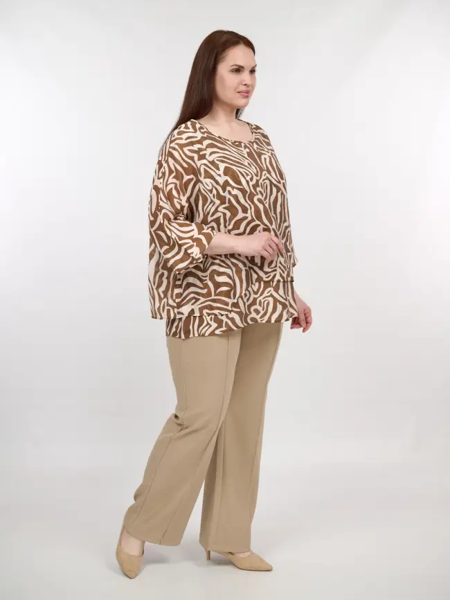 Блуза ЭттоПлюс 30059 Размер 50-58 фото 41