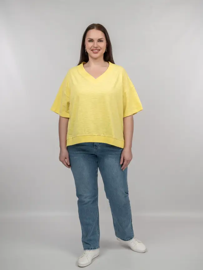 Футболка 039 (желтый, 2) Уценка фото 11