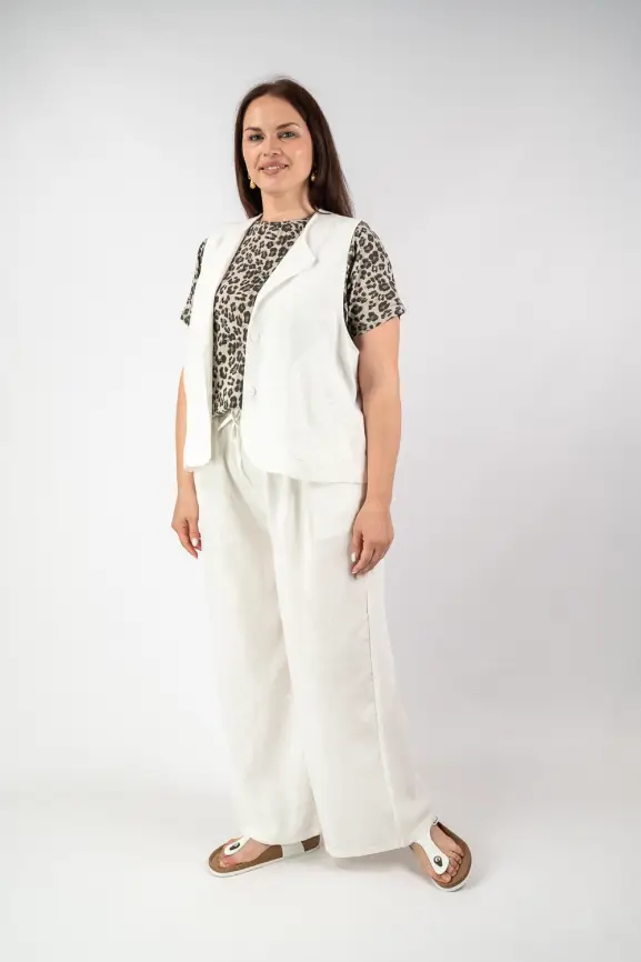 Жилет лен на подкладке 24625 Размер 50-58 фото 36