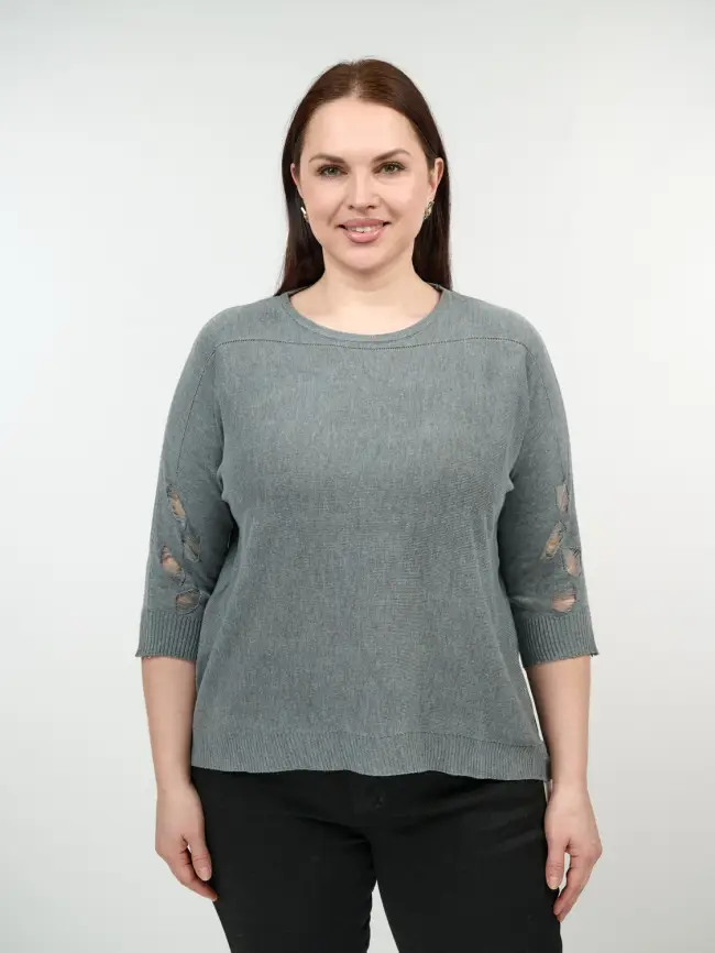 Джемпер гранж 8912 Размер 50-58 фото 11