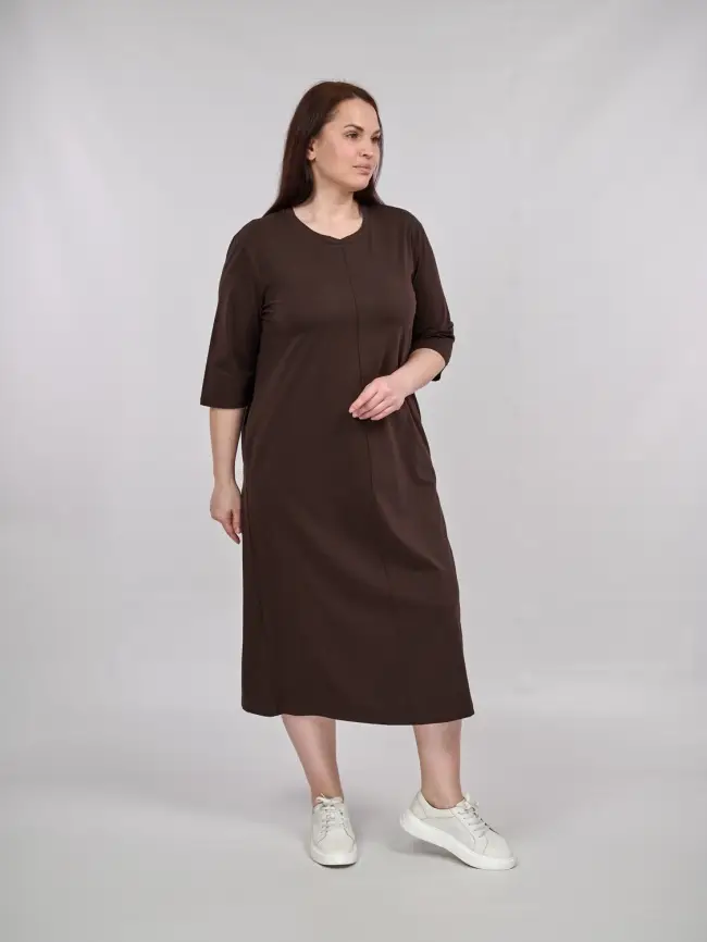 Платье ЭттоПлюс 88165 Размер 48-54 фото 4