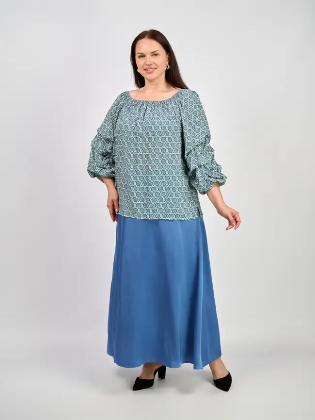 Юбка ЭттоПлюс 1001-2 Размеры 52-58 фото 19