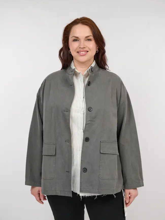 Куртка джинсовая 1078 размер 50- 58 фото 1