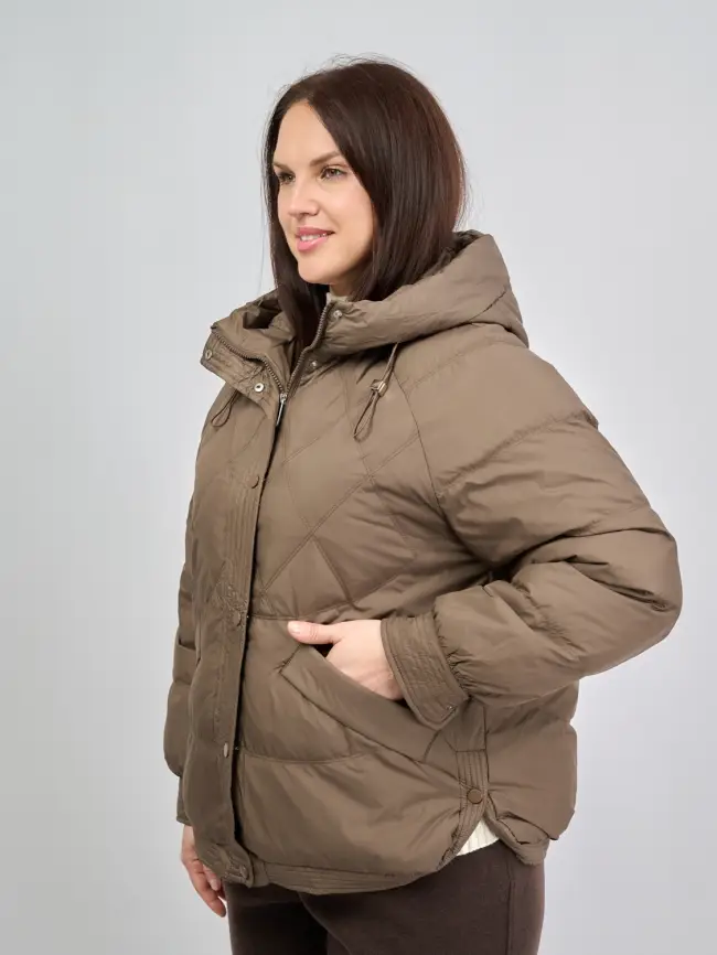 Пуховая куртка ЭттоПлюс 2553 Размер 48-54 фото 200