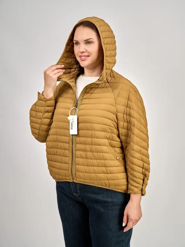Легкая пуховая куртка 6007 Размер 44-56 фото 5