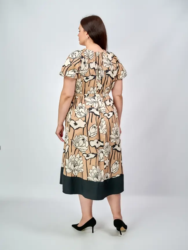 Платье летнее 26167 размер 50- 58 фото 7