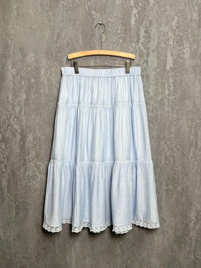 Юбка ярусная 1217 размеры 50- 56 фото 14