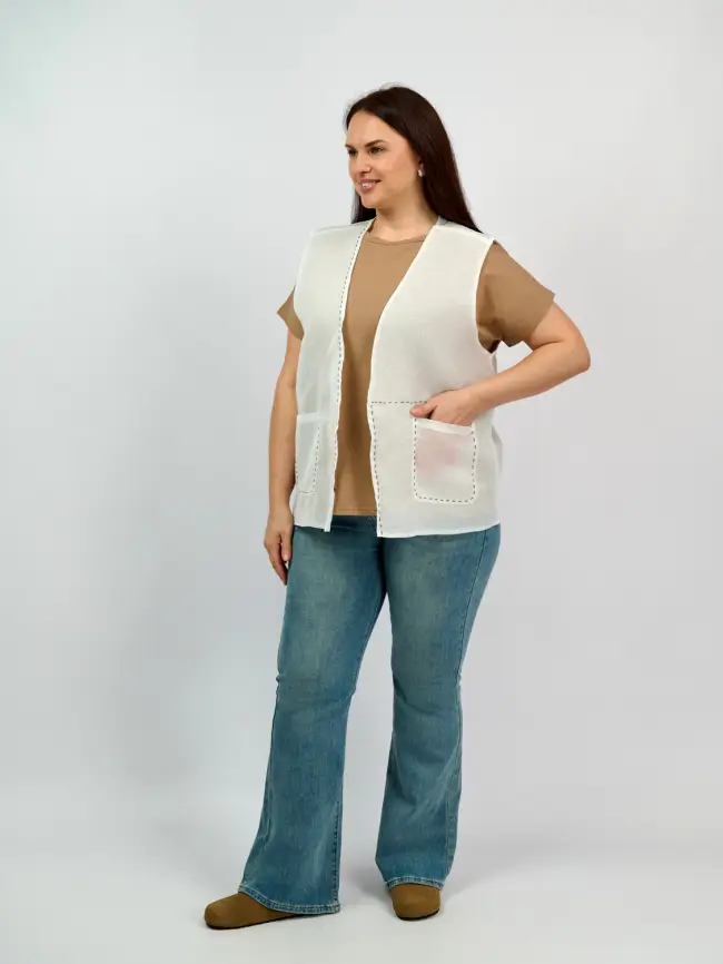 Жилет "Сетка" 9251 Размер 50-58 фото 10