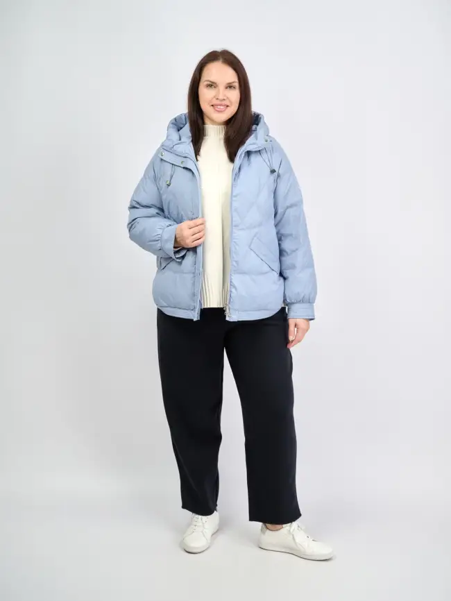 Пуховая куртка ЭттоПлюс 2553 Размер 48-54 фото 116