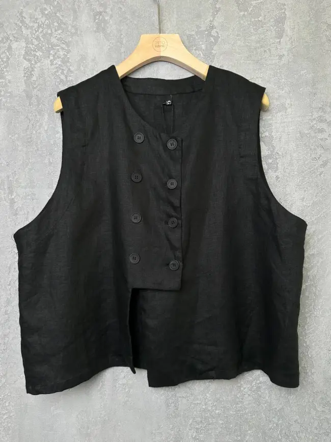 Жилет лен 24055 фото 1