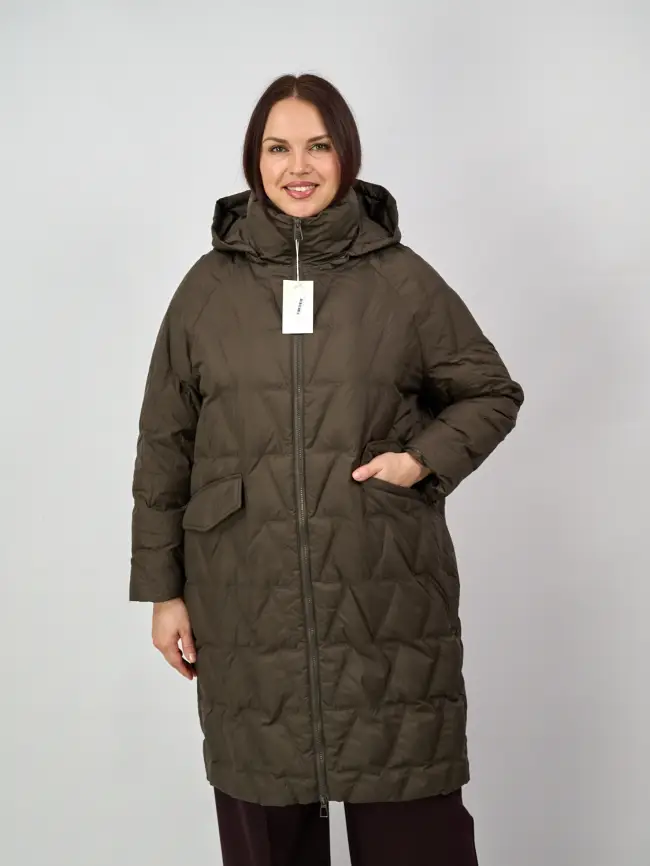 Пальто стеганое облегченное 8809 фото 1