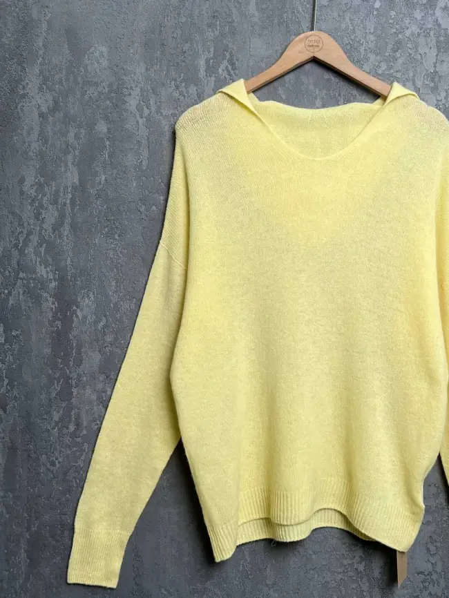 Шерстяной джемпер с капюшоном 25676 Размер 46-54 фото 34