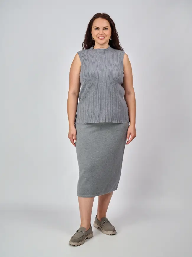 Юбка-карандаш ЭттоПлюс 272-1 Размер 54-58 фото 28