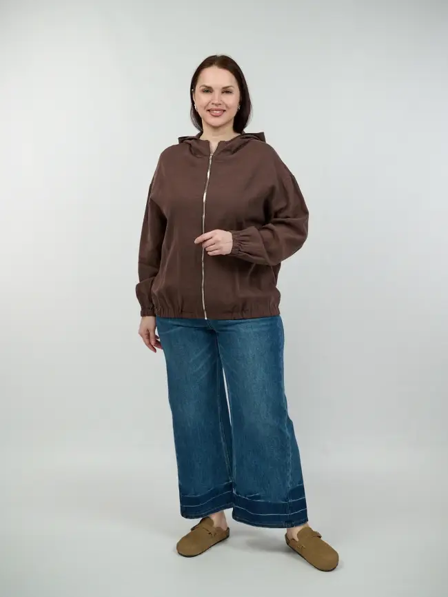 Бомбер лен 25016 фото 40