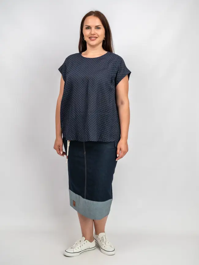 Блуза 1300 размер 52- 58 фото 2