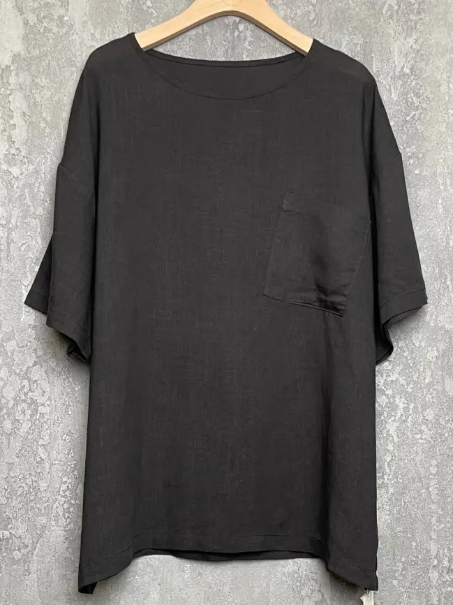 Футболка лен карман 24080 Размер 50-56 фото 33