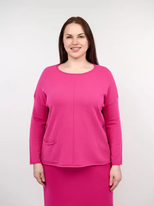 Джемпер ЭттоПлюс 1235 Размер 48-56 фото 63