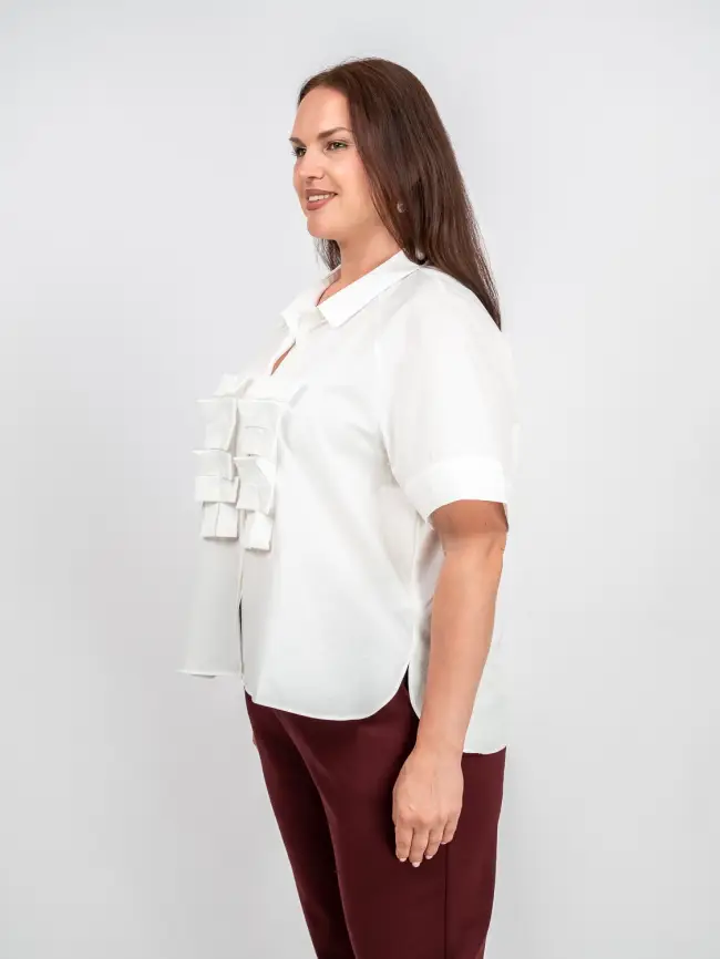 Блуза 52364 размеры 50- 58 фото 17