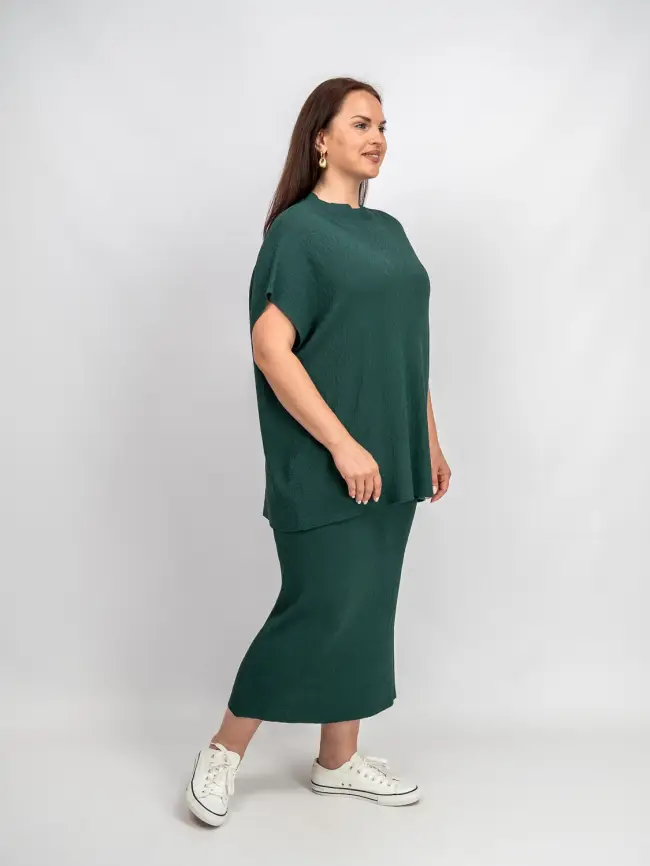 Юбка облегченная трикотажная ЭттоПлюс 2136 Размер 50-58 фото 70