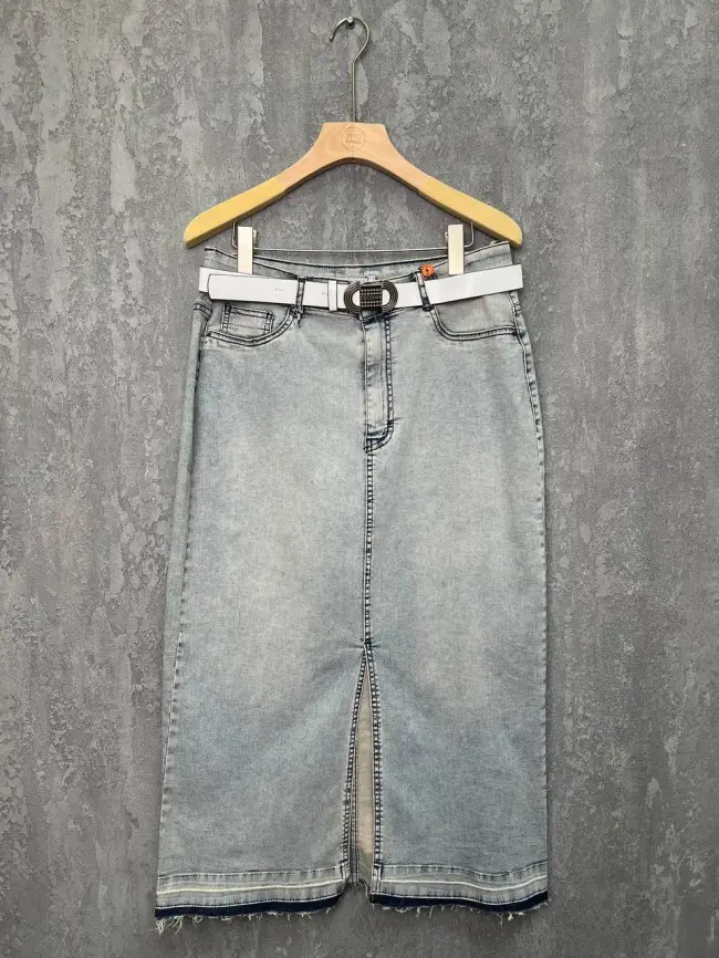 Юбка 2338 Турция (46, серый) Уценка фото 1