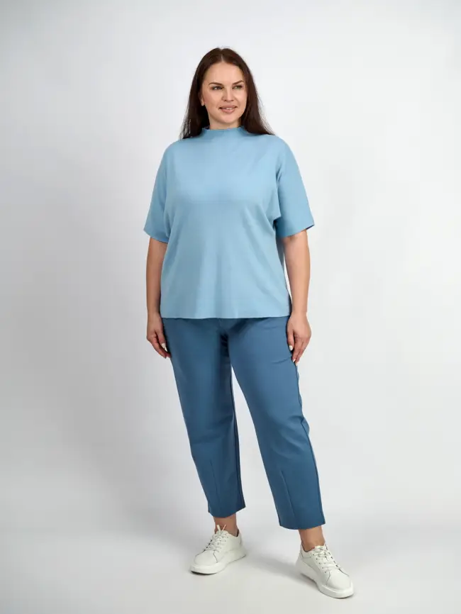 Джемпер короткий рукав ЭттоПлюс 707 Размер 50-58 фото 90