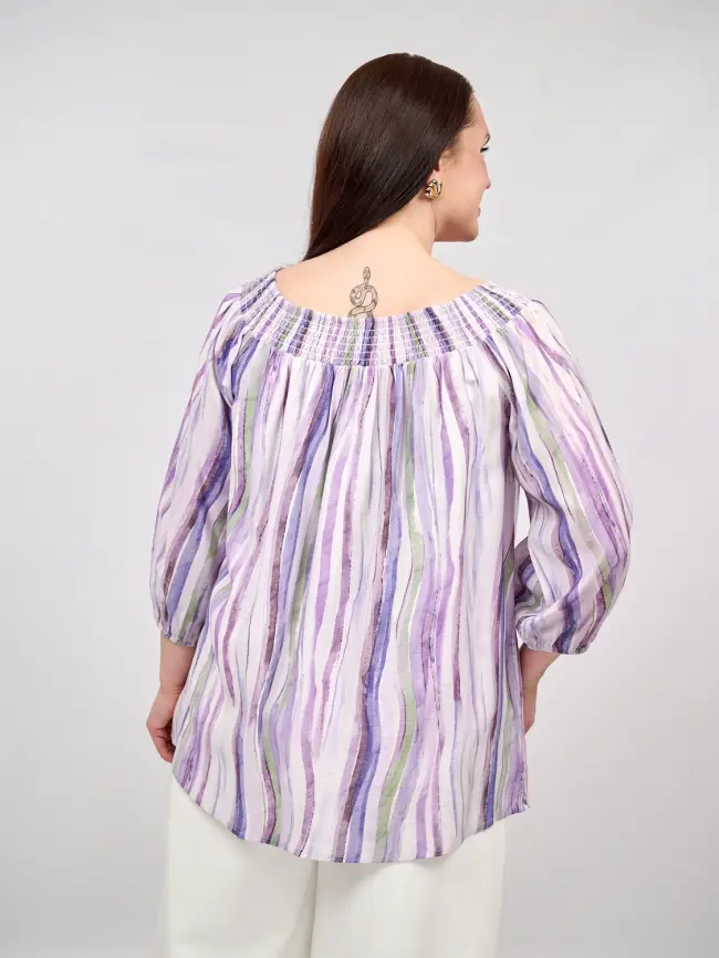 Блуза ЭттоПлюс 34187 Размер 52-58 фото 15