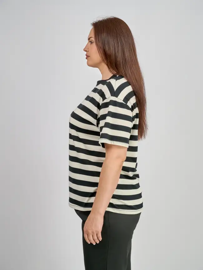 Футболка в полоску 25999 Размер 50-58 фото 4