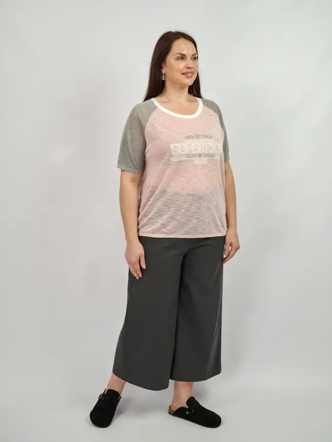 Джемпер короткий рукав 23056 размер 50- 58 фото 7