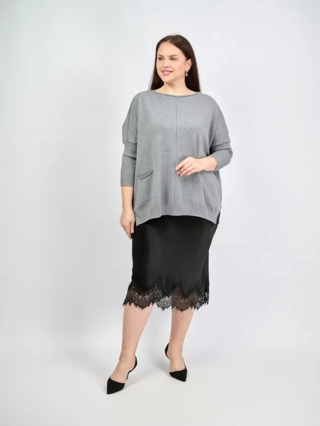 Джемпер 1444 Италия Размер 50-58 фото 18