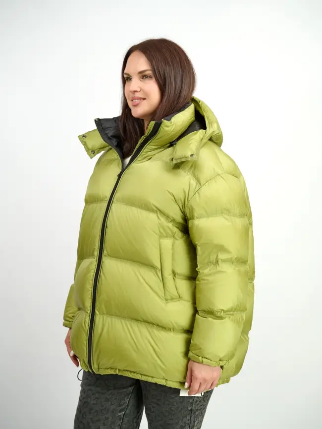 Пуховик зимний 9903 удлиненный Размер 50-60 фото 43