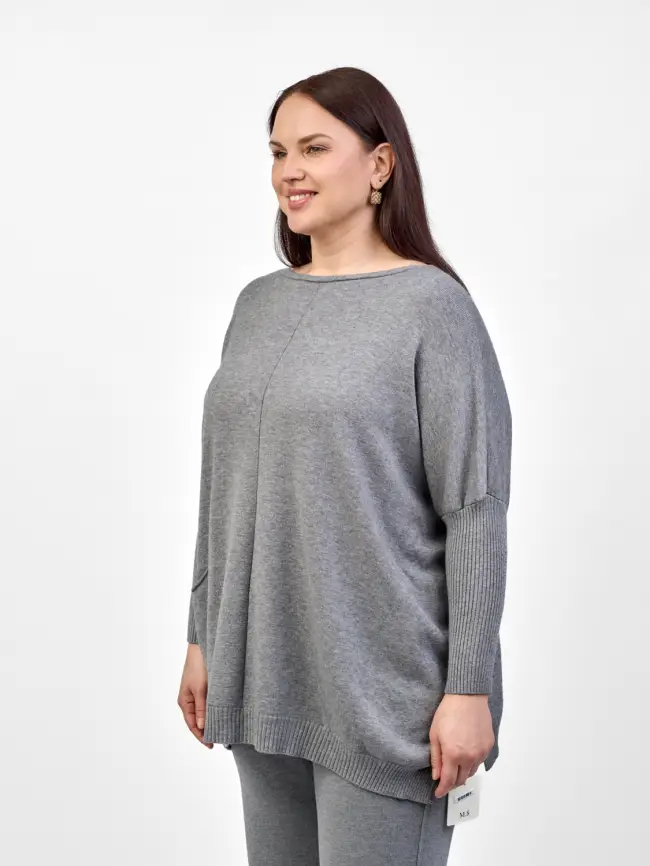 Джемпер 1444 Италия Размер 50-58 фото 21