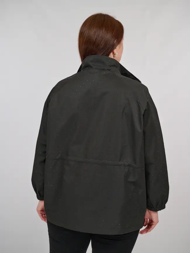 Ветровка со стразами 1635 Размер 50-54 фото 4