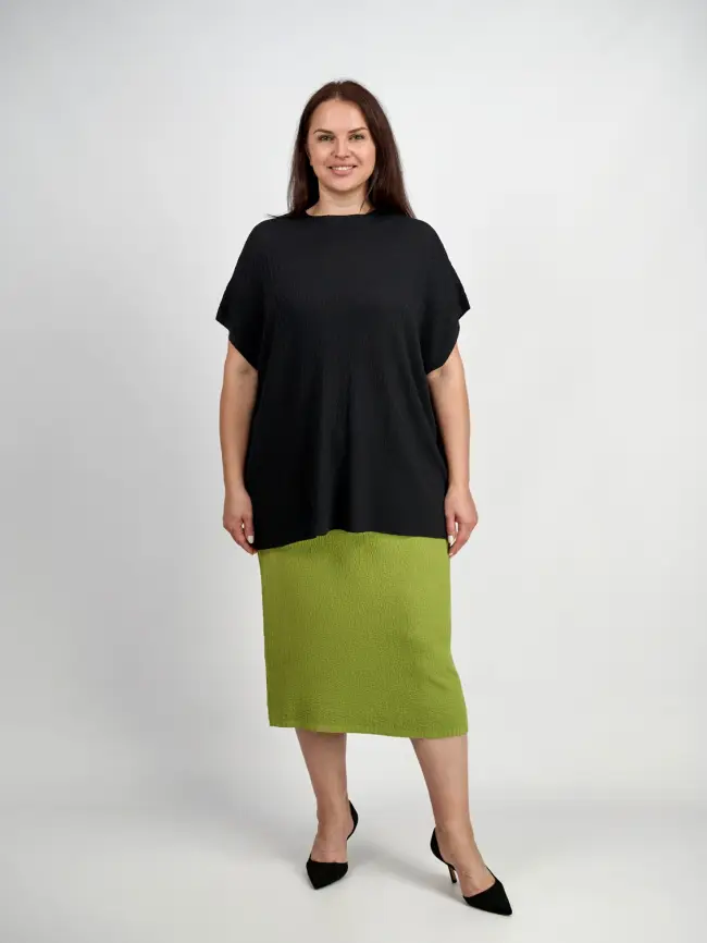 Юбка облегченная ЭттоПлюс 1026-1 Размер 48-56 фото 9