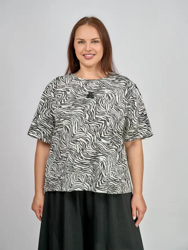 Футболка Зебра ЭттоПлюс 029 Размер 50-58 фото 1