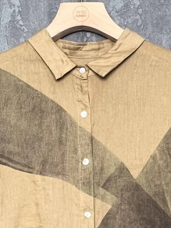 Льняная рубашка 8341 фото 17