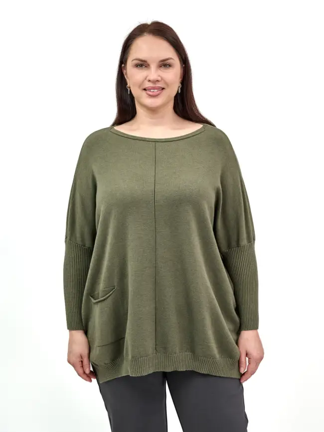 Джемпер 1444 Италия Размер 50-58 фото 119