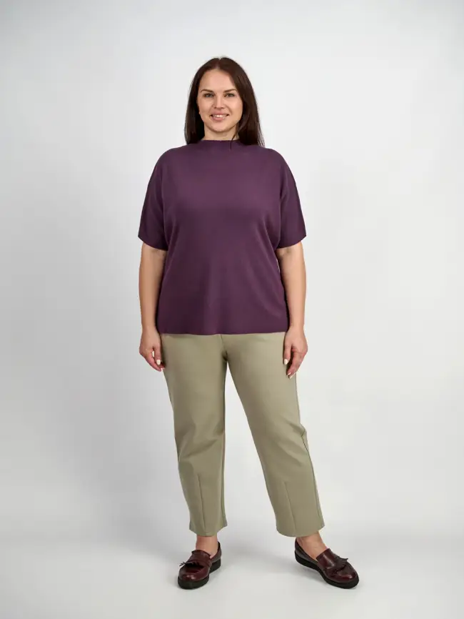 Брюки 33494 ЭттоПлюс размеры 52-58 фото 128