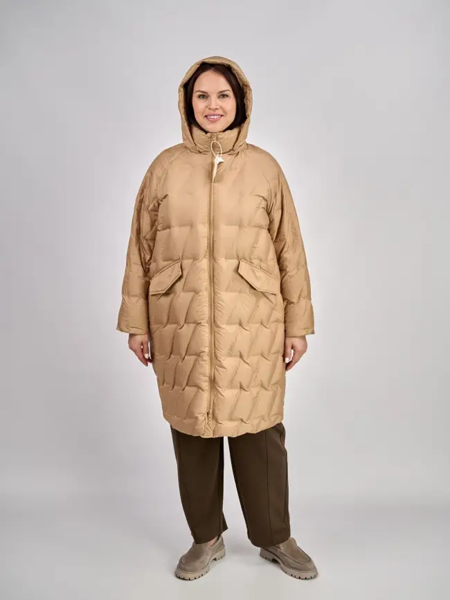 Пальто "Зиг-Заг" 6536 Размер 50-56 фото 3