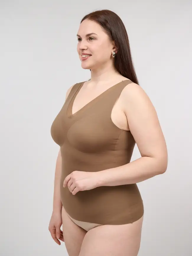 Топ-майка с чашками 1551 Размер 46-54 фото 22