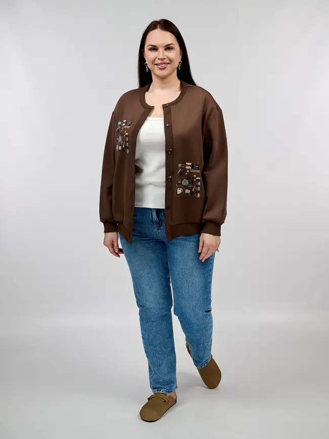 Кардиган 9129-1 Размер 50-58 фото 35