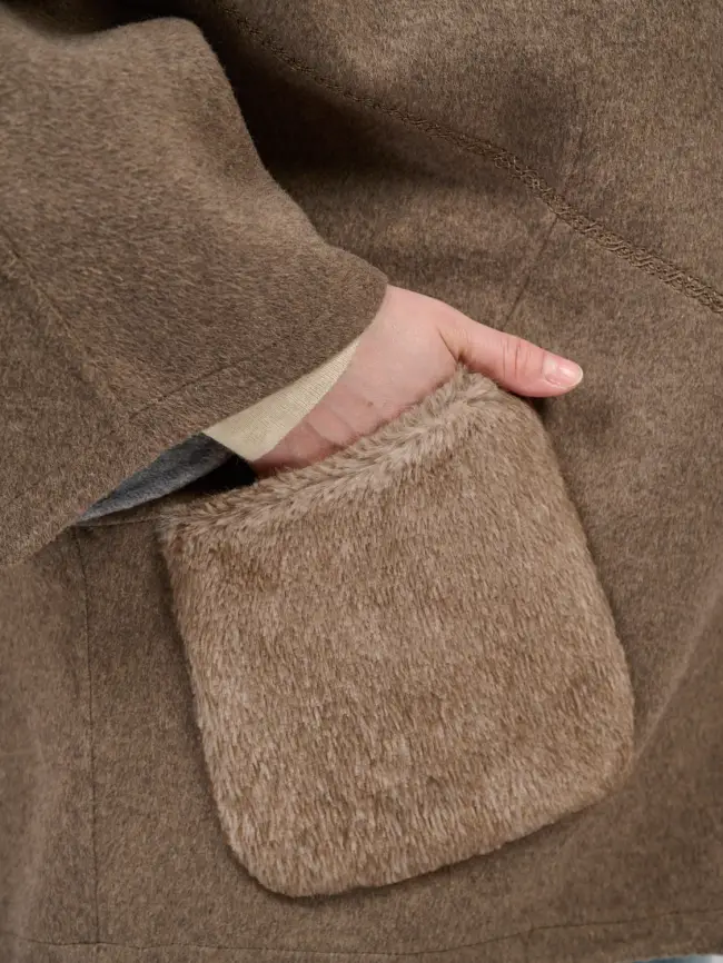 Пальто кашемир 082 Размеры 48-60 фото 7