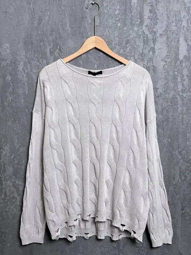 Джемпер Италия с круглым горлом 3388 Размер 50-58 фото 47