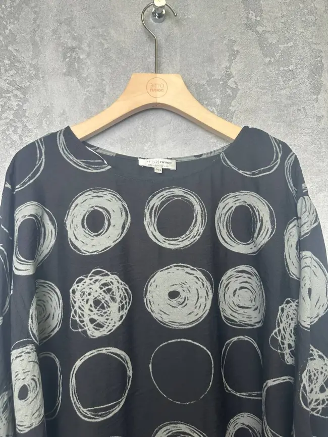 Блуза оверсайз ЭттоПлюс 31599 Размер 48-58 фото 30