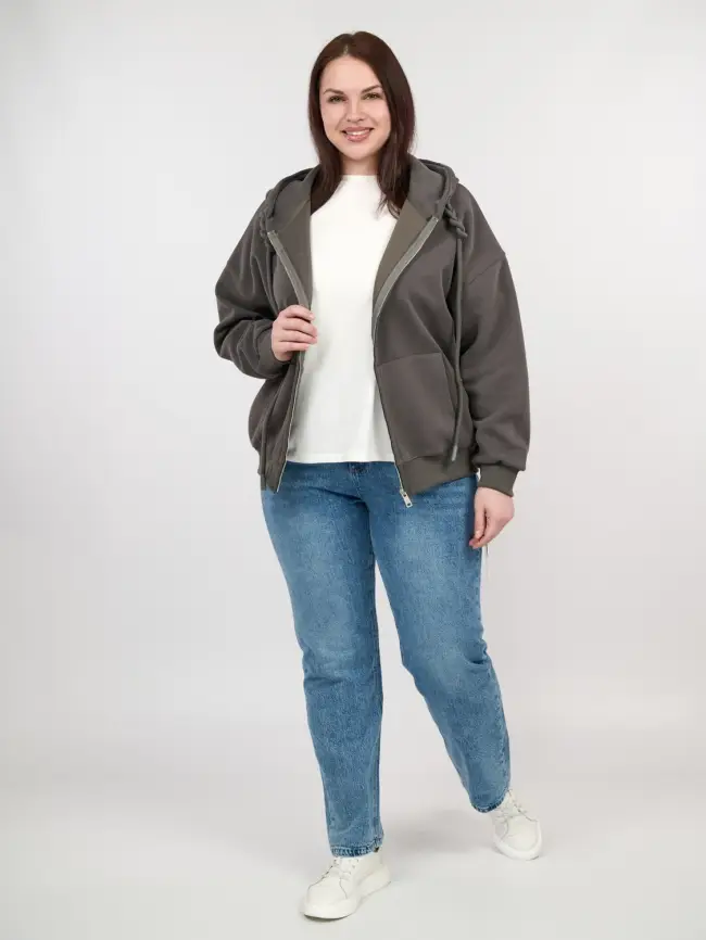 Худи зип оверсайз 505 Размер 50-58 фото 138