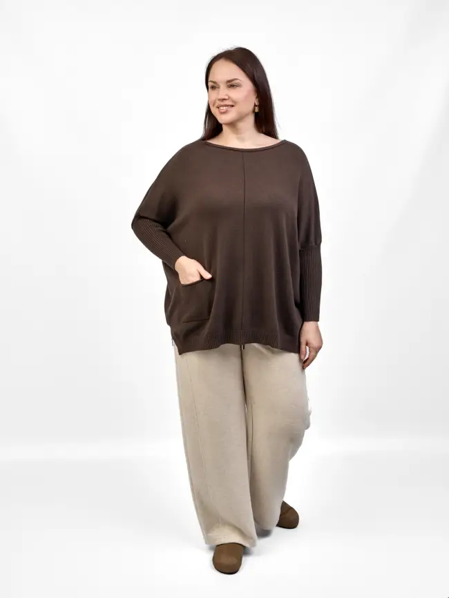 Джемпер 1444 Италия Размер 50-58 фото 73