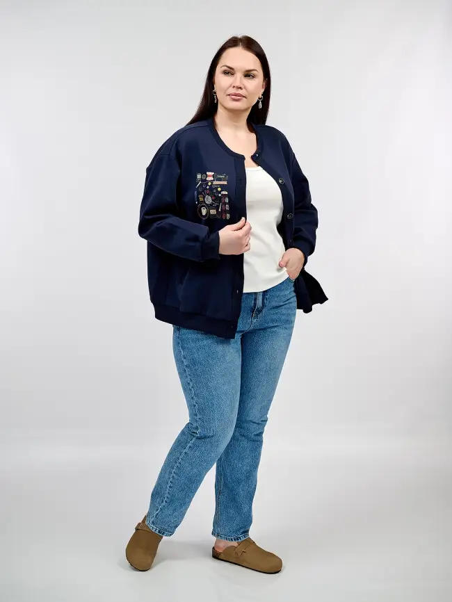 Джинсы 25266 ЭттоПлюс Размер 50-56 фото 44